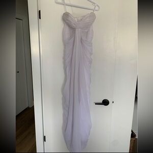 White Strapless Dress